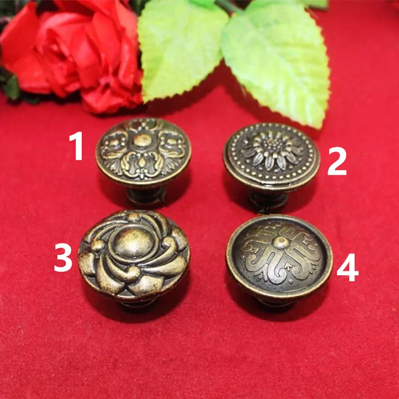 Bulk Vintage Furniture Handle Flower Knobs and Handles Door Handle