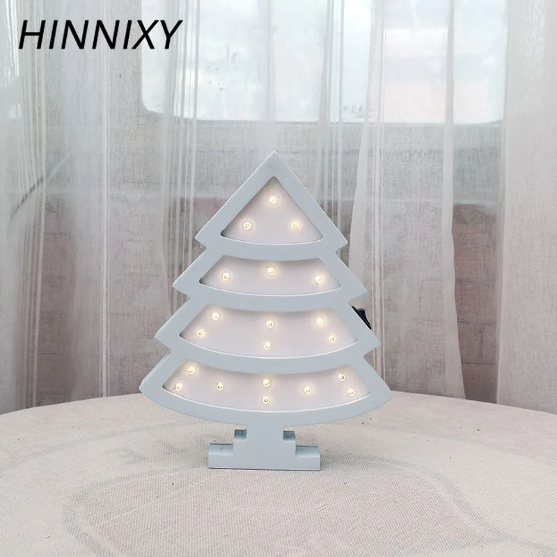 Hinnixy скандинавские светодиодные лампы настенные украшения праздничные