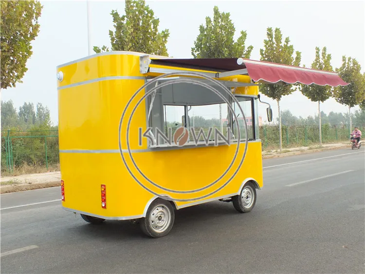 10% скидка желтый открытый 3,2 м длинный грузовик для кофе еды Мобильная пищевая киоск электрическая тележка для пищевых продуктов с CE ISO Утверждено