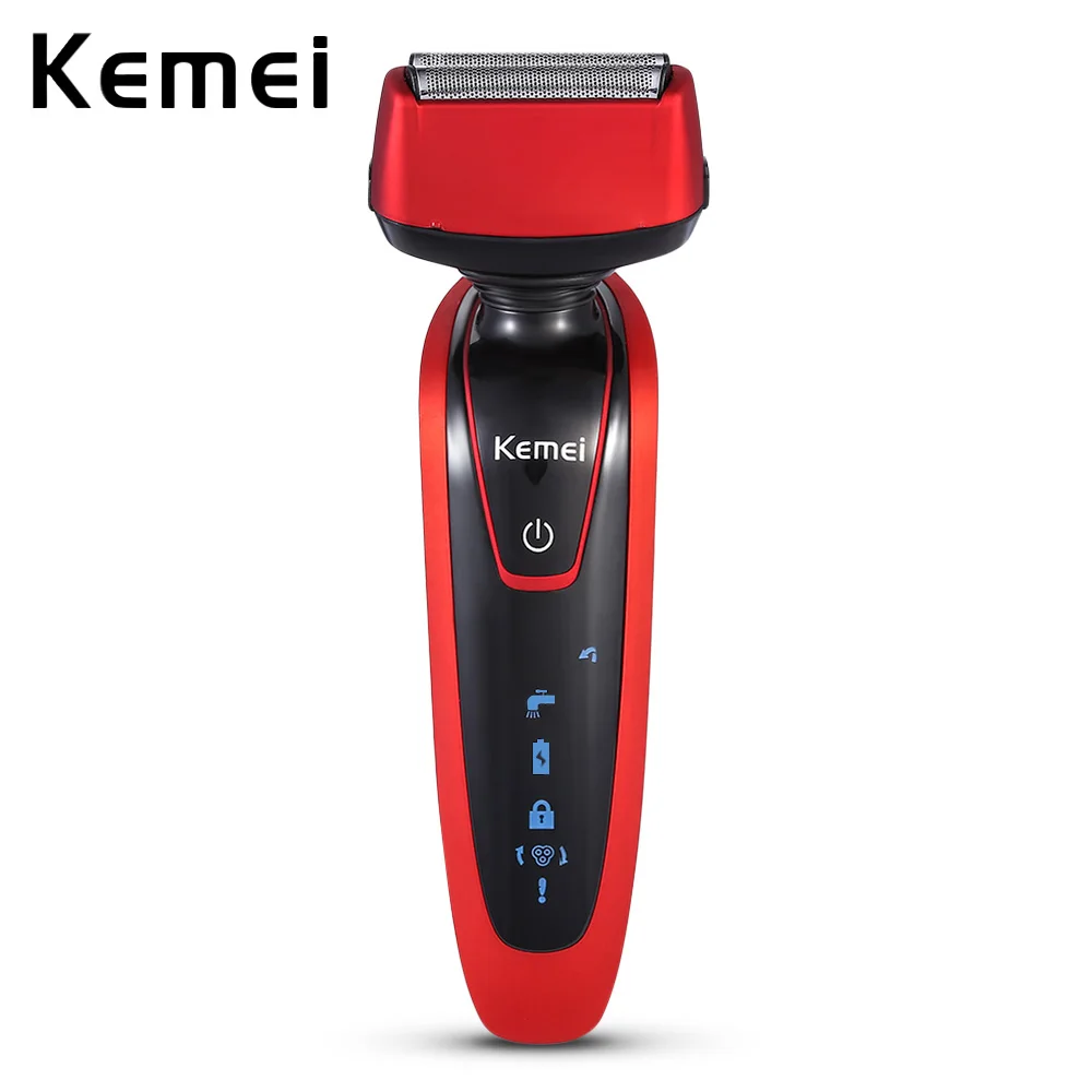Kemei KM 5889 3 in 1 Shaver Electric Shaver Rechargeable Reciprocating