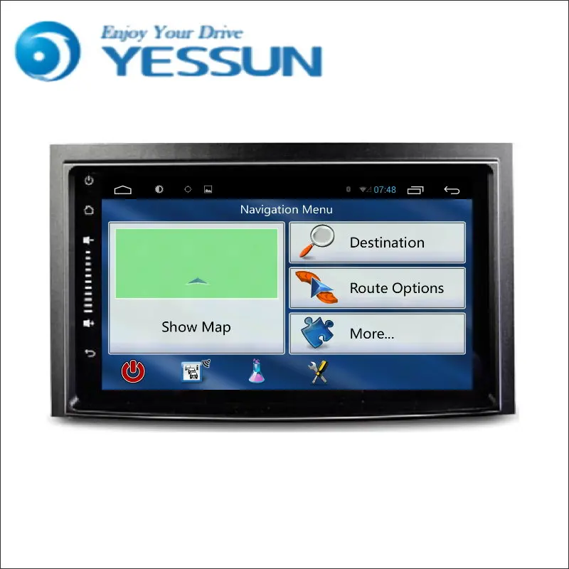 Sale YESSUN Android Radio Car DVD Player For Toyota Venza 2013~2016 stereo radio multimedia GPS navigation with WIFI Bluetooth AM/FM 3
