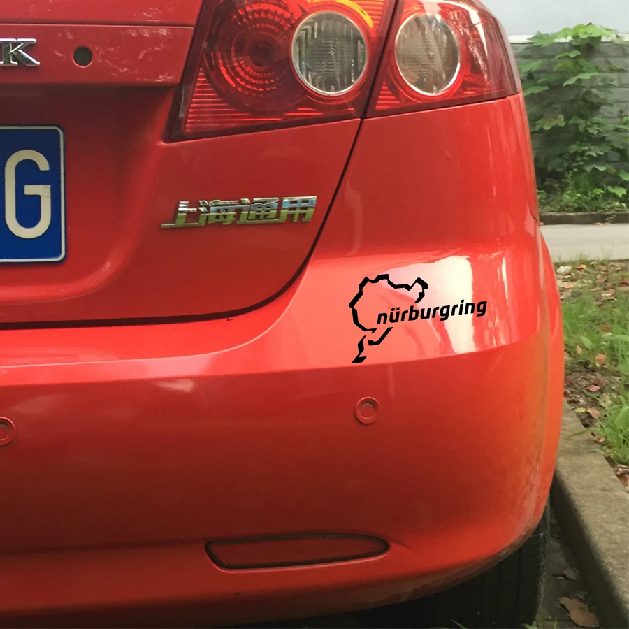 

Race Car Motorsport Vinyl Sticker The Racing Track Nurburgring Car Decals For Car Body Decor Free Shipping