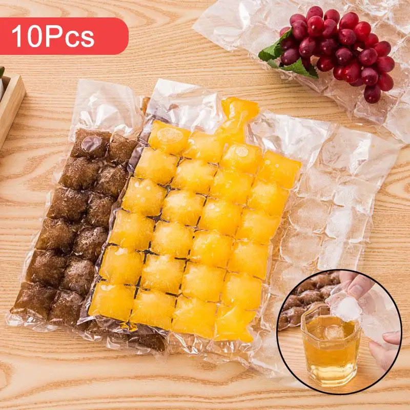 

4YANG 10pcs/Pack Plastic FDA Popsicles Molds Freezer Bags Ice Cream Pop Making Mould DIY Yogurt Summer Drinks Kids Hand Crafts