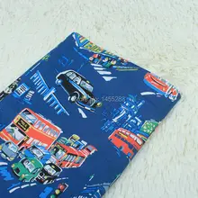 2016 Vintage city bus 100% Cotton VB Fabric Patchwork Weave Plain Fabric For DIY Handmade Bag Cloth Home Textile