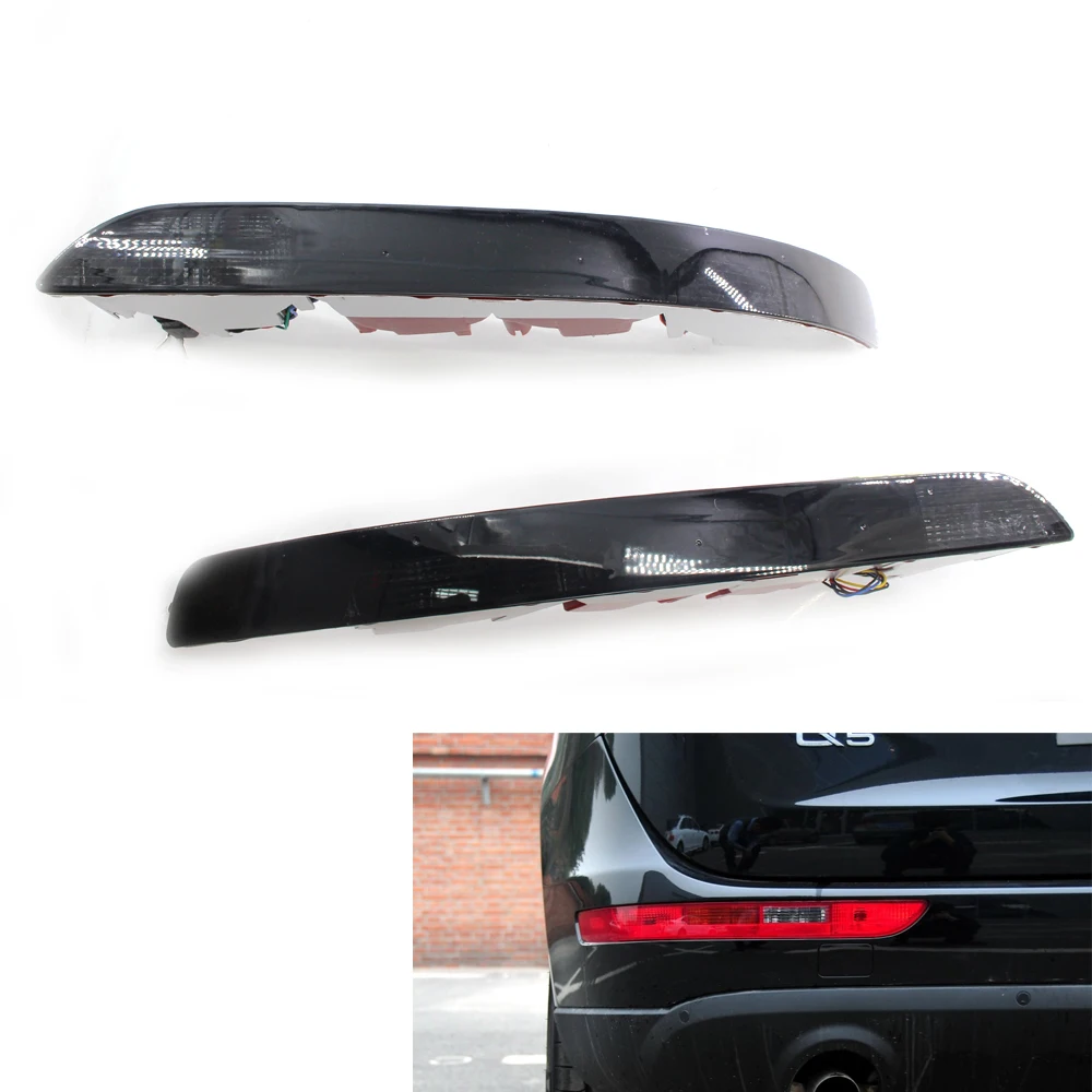 US $67.56 2XSet Smoke Lens Rear Bumper Lower Tail Light 8R0945095 8R0945096 Fit for Audi Q5 0917 EU Version