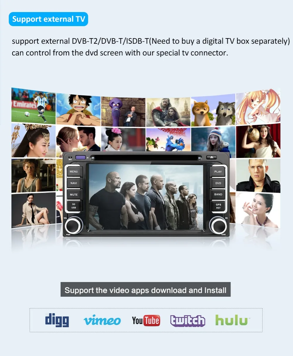 Discount 2 din Android 9.0 car multimedia player for Toyota Hilux VIOS Old Camry Prado RAV4 Prado 2003-2008 4 core car dvd player wifi BT 22