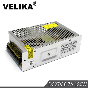 

Single Output LED Switching power supply DC27V 6.7A 180W Power Adapter Transformer 220V 110V AC DC 27V SMPS For CNC CCTV Motor