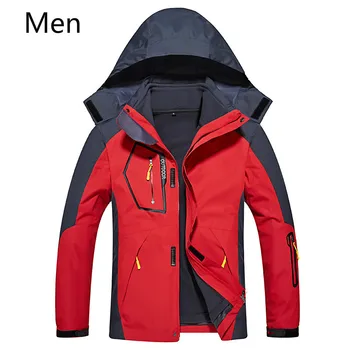 

Men's assault clothing three in one female detachable liner autumn winter warm coat fleece climbing suit.
