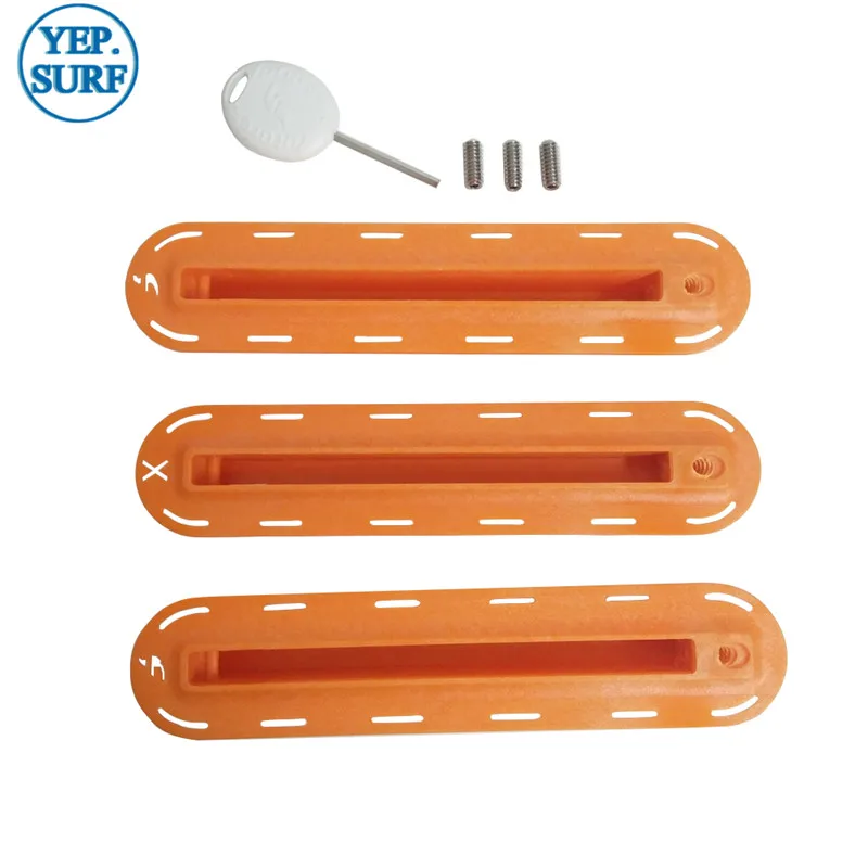 Surf Fins Plug Plastic Single Tabs Fin Box SUP Board White Fin Plugs Surfboards Fins Box