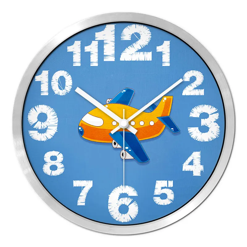 New Arrival Cartoon Wall Clock Children Room Bedroom Sitting Room Mute