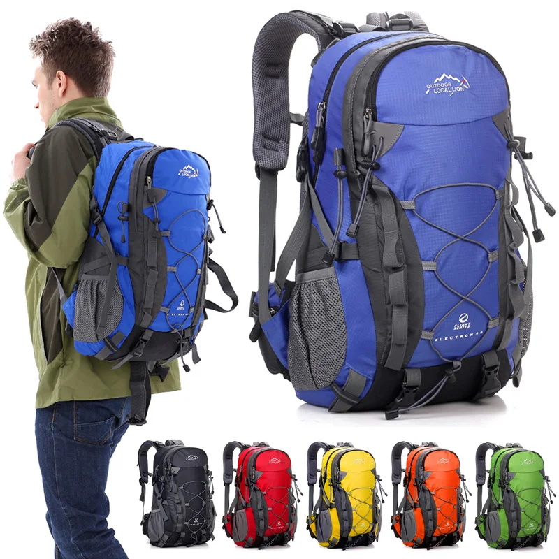 

Travel Backpack 40L Hiking Rucksack Waterproof Breathable Outdoor Sports Camping Bags Men Women Trekking Mountaineering Cycling