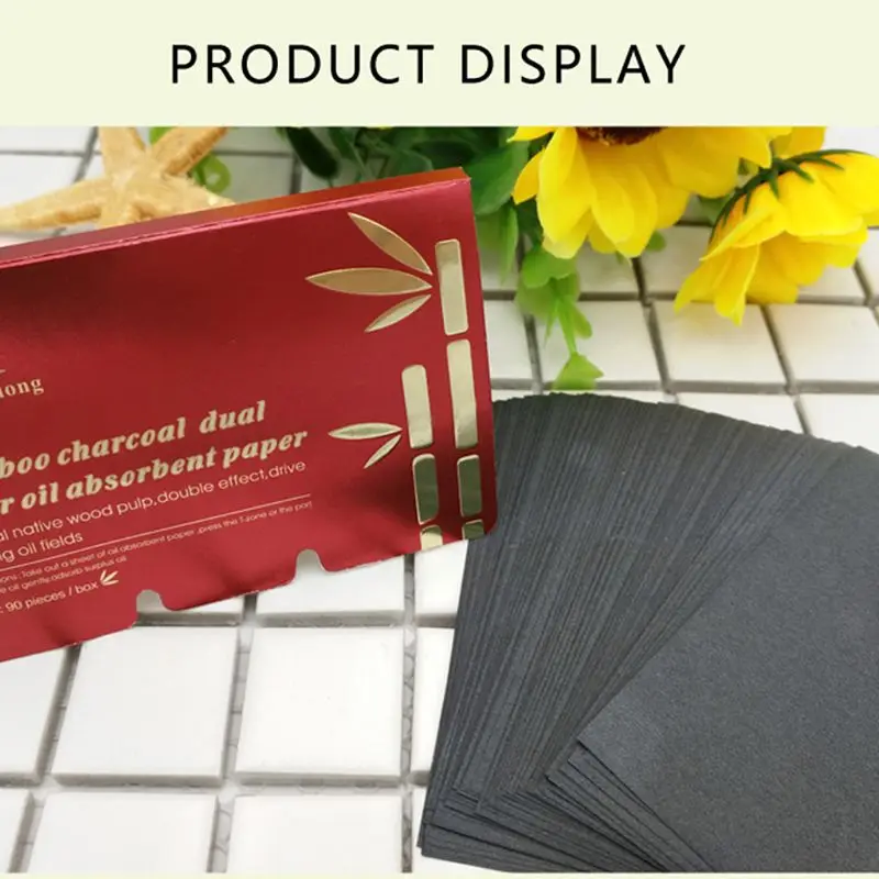 1 сумка(90 шт.) MeiYanQiong бамбуковый уголь двухцветная масляная фильтровальная бумага для лица моющее средство для устранения черных точек лечения акне