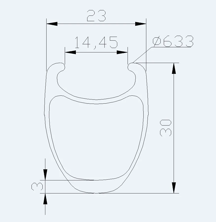 30mm cross-section
