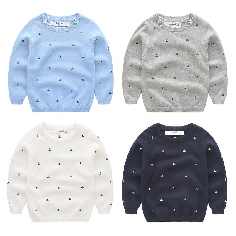 baby boy sweater embroidered cotton for children's clothing kids