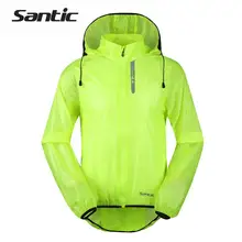 Santic Велоспорт Джерси дождевик для мужчин пальто водонепроницаемый Светоотражающая велосипедная куртка Спортивный Плащ Одежда Джерси