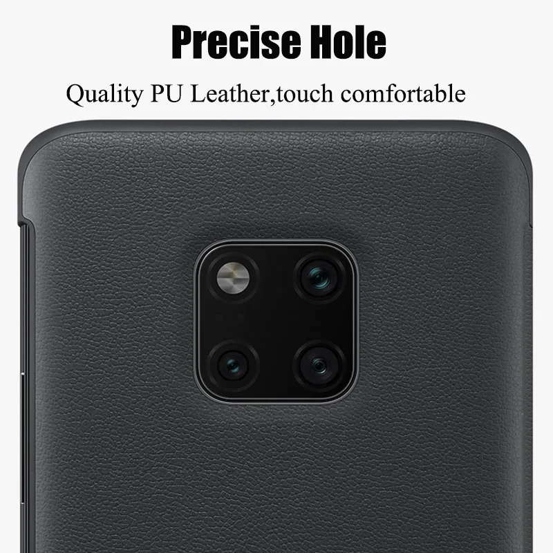Оригинальный 100% Официальный умный защитный чехол для HUAWEI MATE 20 Pro кожаный флип с