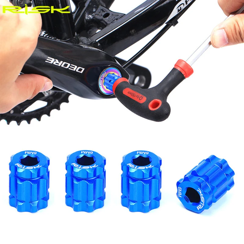 

1Pcs Risk Crank Cap Installation Tool for Shimano HollowTech XT XTR Bicycle Repair Tools for Remove&Install Crank Arm Adjustment