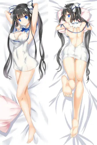 Аниме Danmachi пикантные Гестия Dakimakura обниматься средства ухода за кожей Японии Подушка Чехол 59"