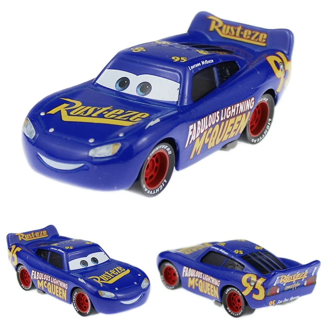 Pixar Cars 2 Lightning Mcqueen Alloy Metal Toy Car  Dinoco Lightning  Mcqueen Toy - Railed/motor/cars/bicycles - Aliexpress