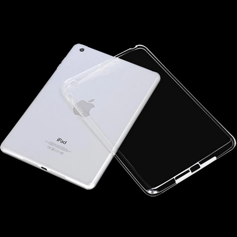 Прозрачный чехол из ТПУ для ipad Air 1 2 3 mini 4 5 прозрачная задняя крышка планшета pro 9 7 11