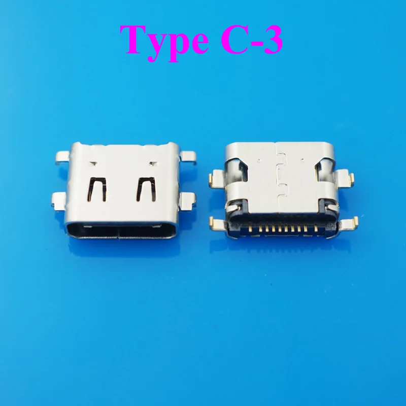 100 шт. разъем usb c 3 1 гнездовой USB Tab розетка для версии 1|l connector|receptacle socket |