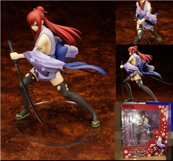 

Fairy Tail 2 Edition Erza Scarlet Doll 1/7 scale painted PVC Action figure Sexy Cute Girl collectible Model Toys Anime