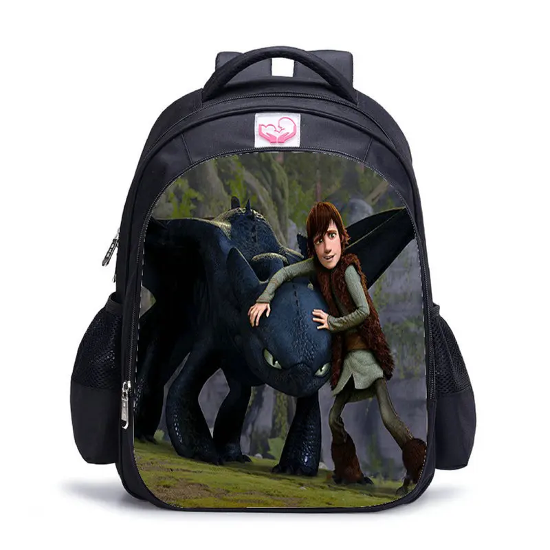 

New Style Polyester Fashion Printing How to Train Your Dragon School Bags for Children Backpack Girls Bookbag Student Bag boys