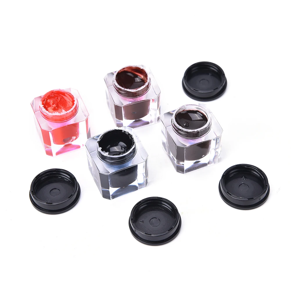 

4 Colors Optional Professional Eyebrow Micro Tattoo Ink Set Lips Microblading Permanent Makeup Pigment Colorfastness Hot Sale
