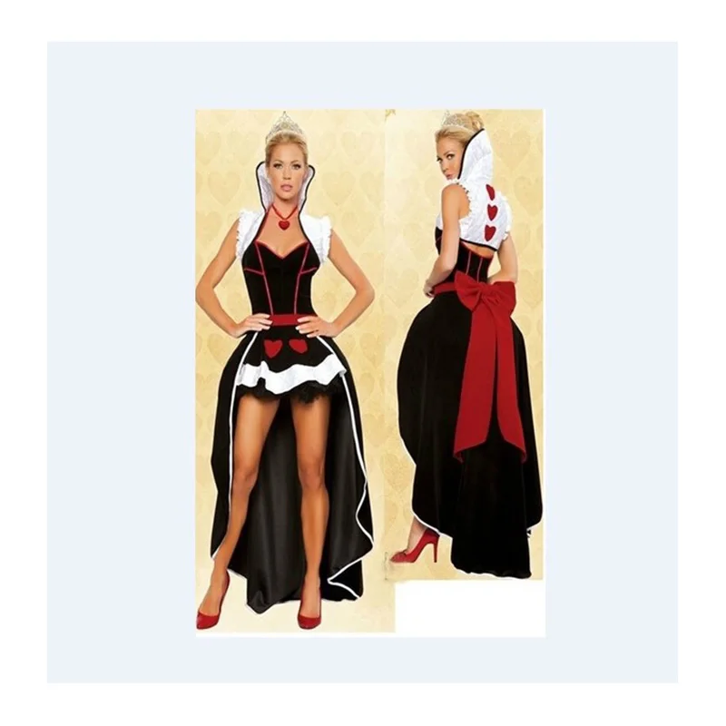 Женский костюм для косплевечерние Алиса в стране чудес|queen of hearts|queen hearts costumequeen |