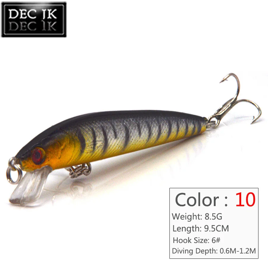5PCS Crankbaits Minnow Plastic Hard Fishing Lure Fake Bait For Pike Carp Tackle Saltwater Fishing Lures Artificial Laser Baits (7)