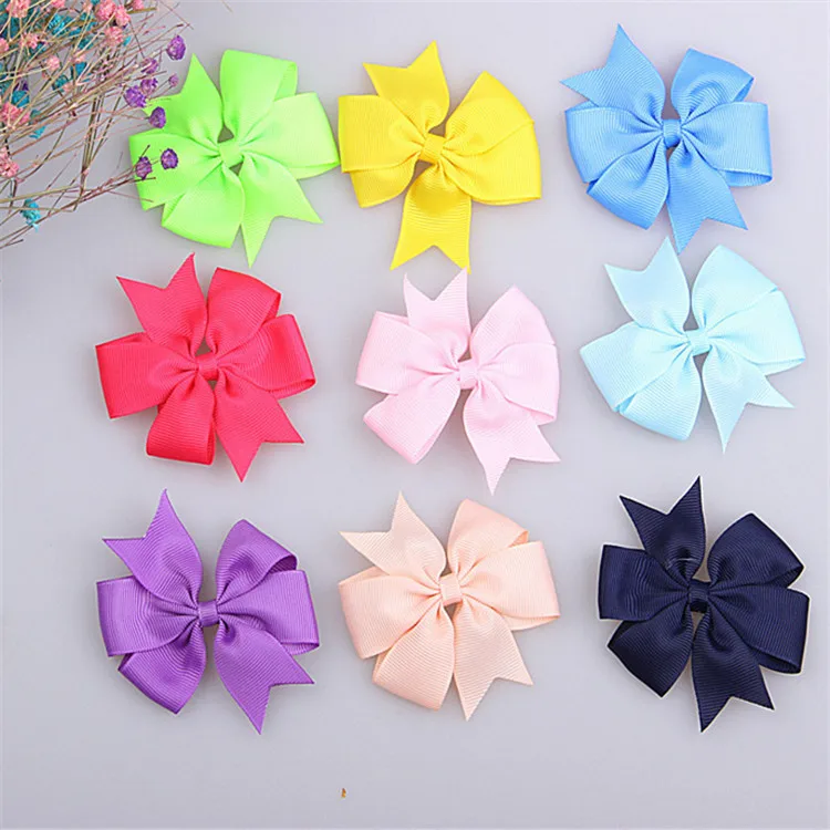 2018 Baby Bow Garment Ribbons for Children Clothes Hair 3D Appliques