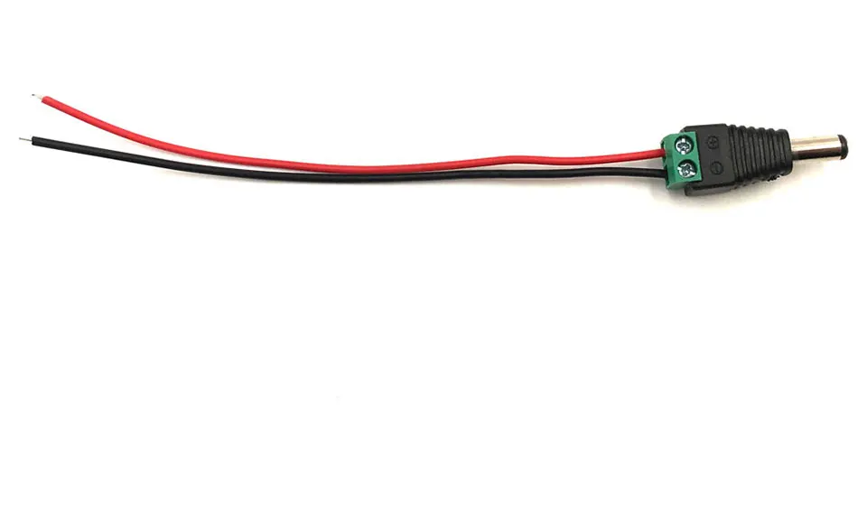 Female Male DC Connector 2.15.5mm Power Jack Adapter Plug Cable Connector for 352850505730 LED Strip Light DIY Lamp Bulb (9)