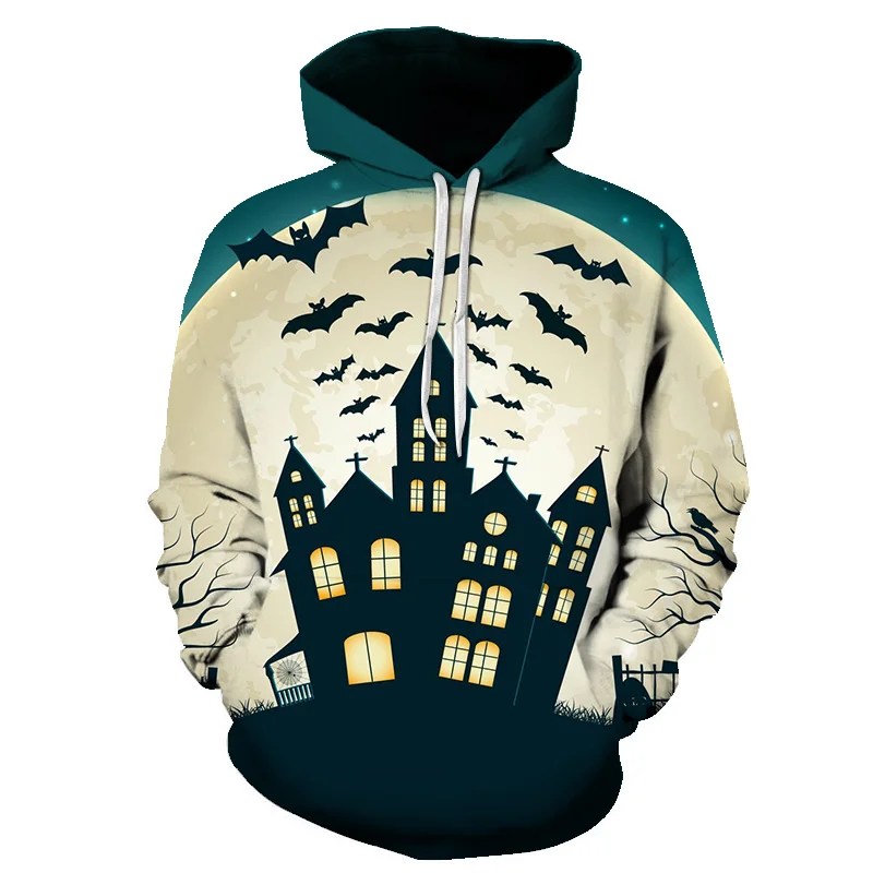 3D Halloween Hoodies for men Pullover Hoodie 3D Print Halloween