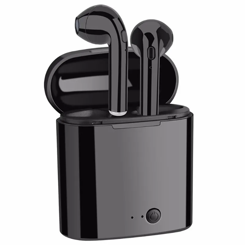 I7s TWS Мини Bluetooth Беспроводные наушники с зарядным устройством спортивные