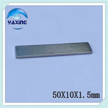 

10PCS aimant 50 x 10 x 1.5mm Super Strong Rare Earth Permanet Magnet 50*10*1.5mm Powerful Block Cuboid Neodymium Magnets