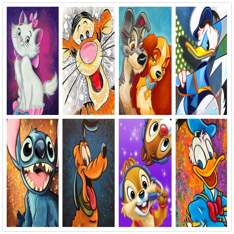 

5D DIY Diamond Embroidery Cartoon Animal Full Drill Rhinestone cross stitch kits handmade embroider Crafts for child