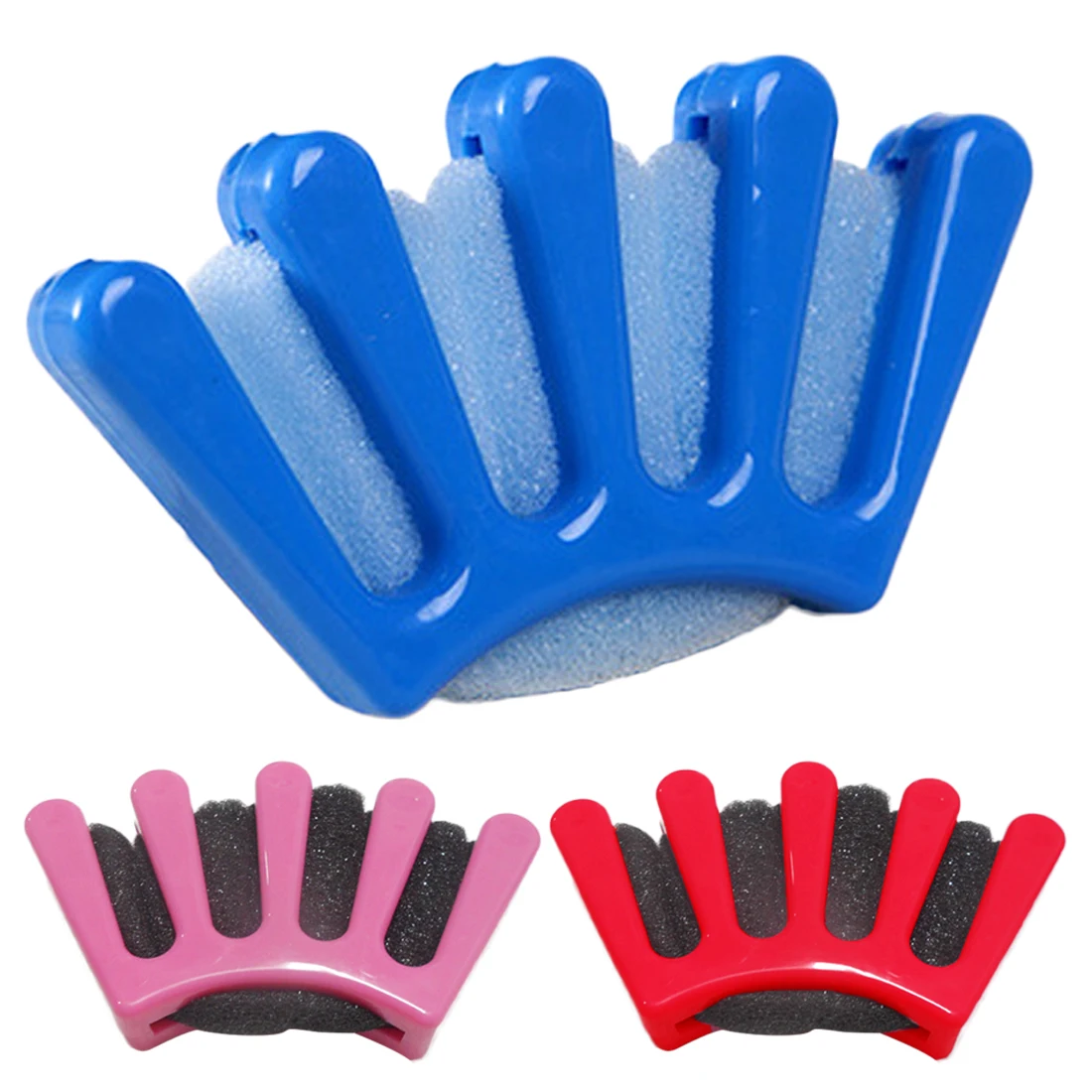 3 Colors Lady Girl French Hair Braiding Tool Five Fingers Weave Sponge Plait Twist Hairstyling Braider DIY Hairstylist Accessory