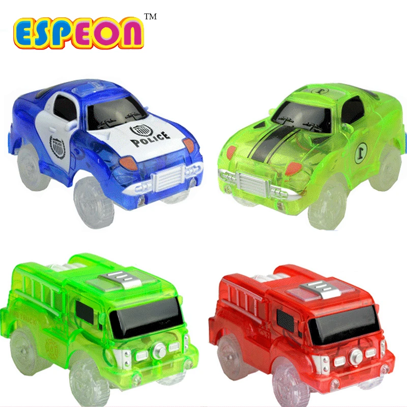 Espeon Electronics Car Flashing Lights Amazing Tracks Car LED Lights Glowing in the Dark Track Models