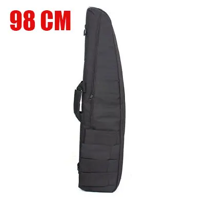 Новая охотничья 120 см/98 см сумка для ружья тактическая сумка для переноски Чехол для военного оружия Наплечная Сумка для стрельбы - Цвет: Black 98cm