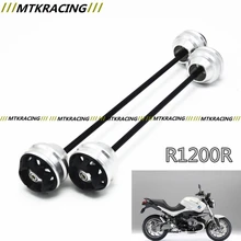 MTKRACING para BMW R1200R 2006-2014 CNC Modificado + rueda Delantera de la Motocicleta caída de bola/amortiguador