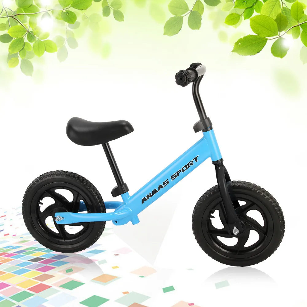 

12'' Baby Balance Bike Learn To Walk Get balance sense No Foot Pedal Riding Toys for Kids Baby Toddler 18 months to 5 years