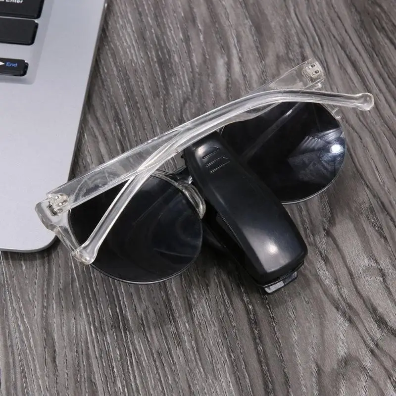1 шт. черный 6,5*3,5*2,5 см авто солнцезащитный козырек очки солнцезащитные очки с зажимом для карт держатель для билетов для автомобиля Высокое качество