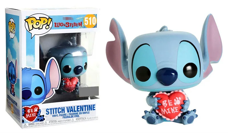 

Exclusive Official Funko pop Lilo & Stitch - Stitch (Valentine) Vinyl Action Figure Collectible Model Toy with Original Box