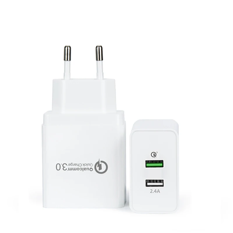 INGMAYA 2 зарядных порта USB зарядное устройство док станция Qualcomm Quick Charge 3 0 30 Вт 2.4A для