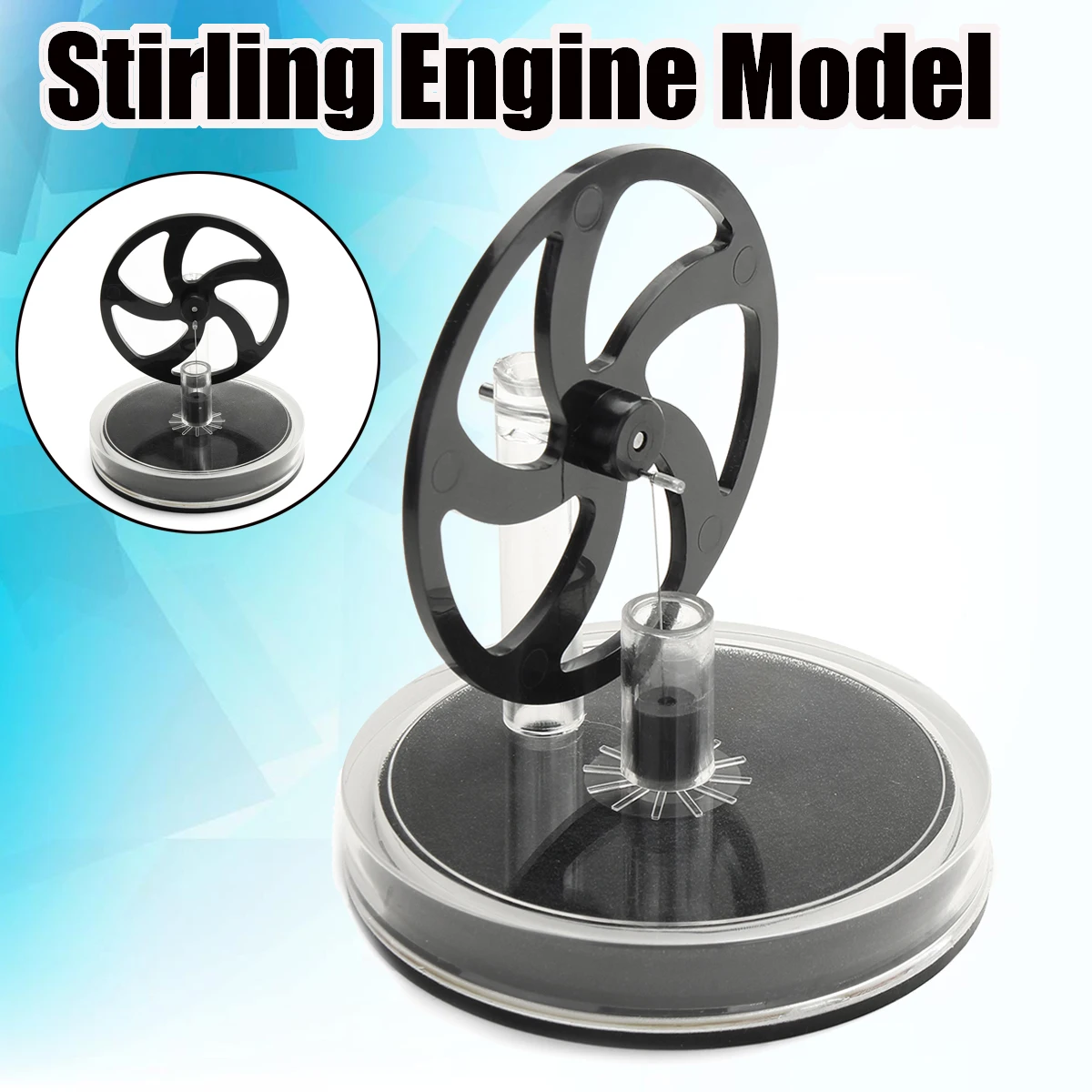 

Discovery Toys Low Temperature Mini Air Stirling Engine Motor Model Heat Steam Education Toy Science Experiment Kit Toy Gift