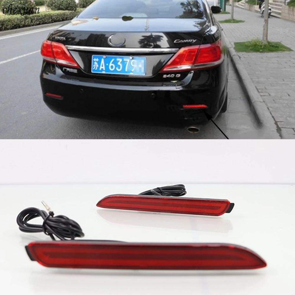 CSCSNL 1Set Car LED Rear Bumper Reflector Brake Warning Lights For