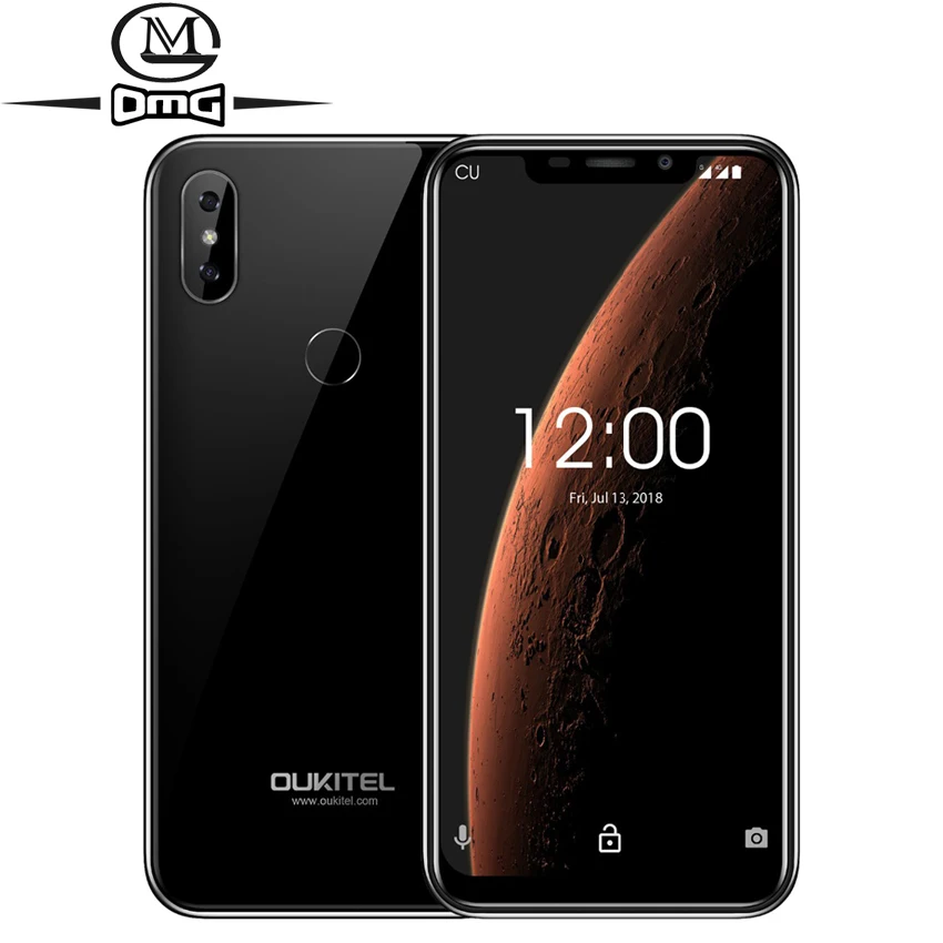 OUKITEL C13 Pro 5G/2,4G wifi Android 9,0 мобильный телефон 6,18 "2 ГБ + 16 Гб MT6739 четырехъядерный распознавание лица отпечатков пальцев 4G LTE смартфон