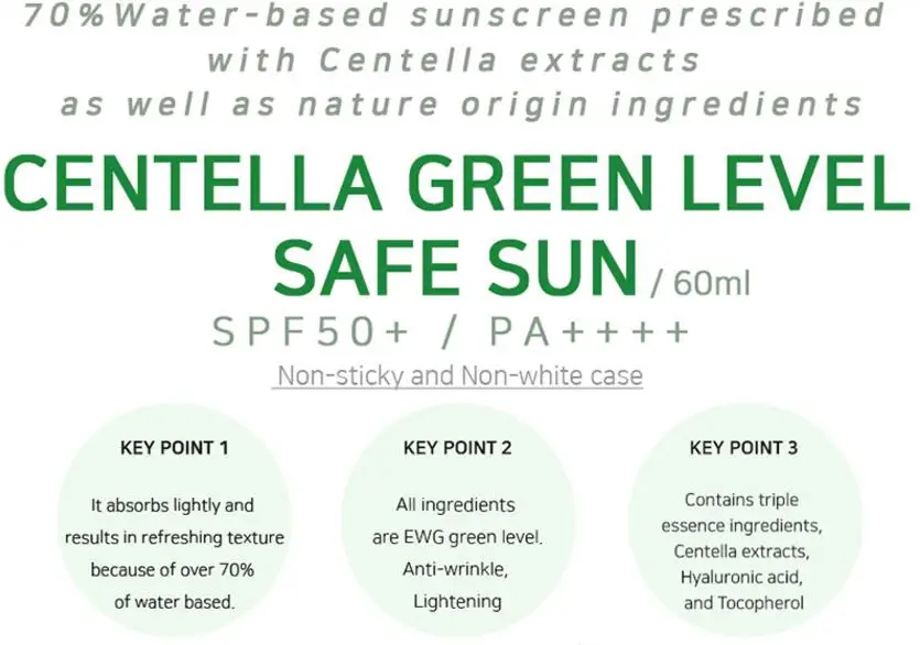 Пурито центелла Зеленый уровень безопасное солнце SPF50+ PA+++ 60 мл безопасный солнцезащитный CC крем корректор увлажняющий BB крем-корейская косметика