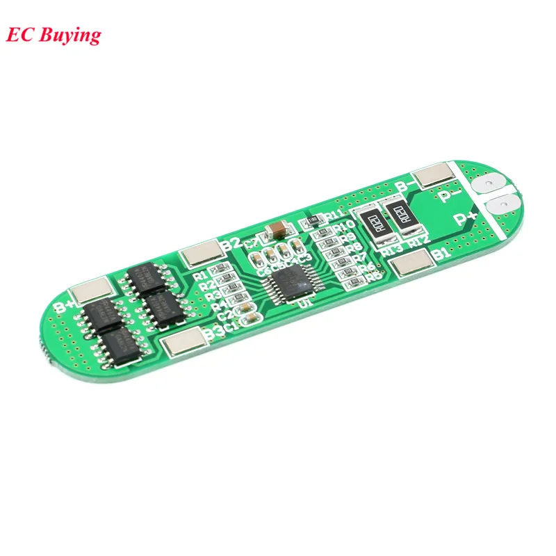 4S BMS Li-Ion 18650 14,8 в защита батареи PCB 4S 18650 полимерный литиевый аккумулятор модуль 10A электронная защищенная плата