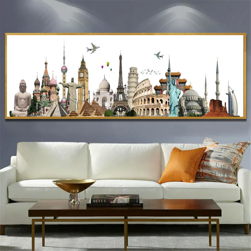 YOGOTOP-5D-DIY-Diamond-Painting-Cross-Stitch-City-New-York-Paris-London-Full-Embroidery-Square-Drill